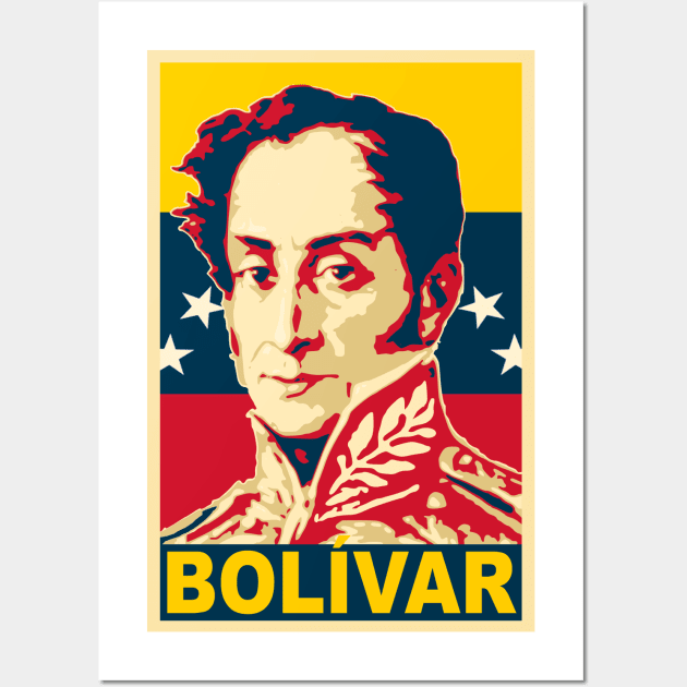 Simon Bolivar Poster Wall Art by Nerd_art